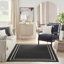 Tapis intérieur / extérieur noir Nourison Essentials Ivory-450334374