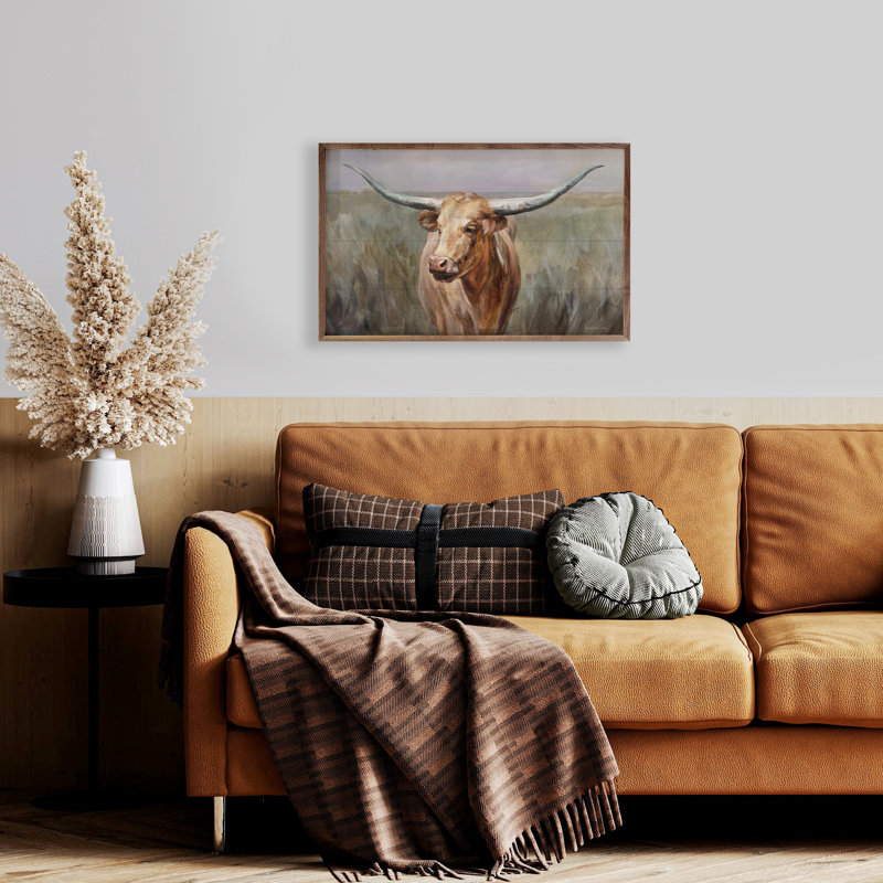 Big Sky Longhorn par Danhui Nai, H 10 po x l 16 po x P 1 po