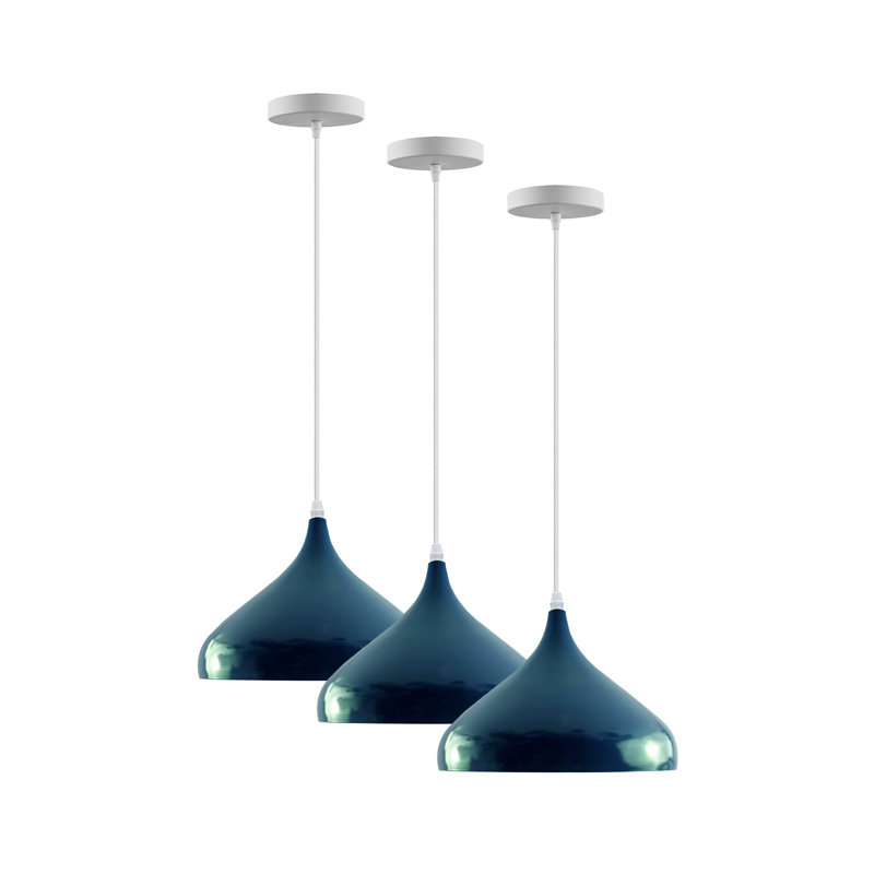 Sharlee 1 - Light Pendant, Cyne Blue, White