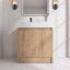 Meuble-lavabo simple 47,24 po avec plateau en résine Devie-2046575978