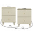 Lysiane 2 - Drawer End Table Set and Built-In Outlets