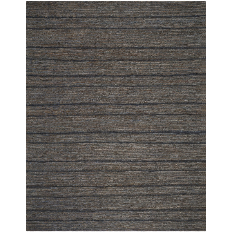 Tapis rayé en jute Feliciana, Rectangulaire 3 pi x 5 pi