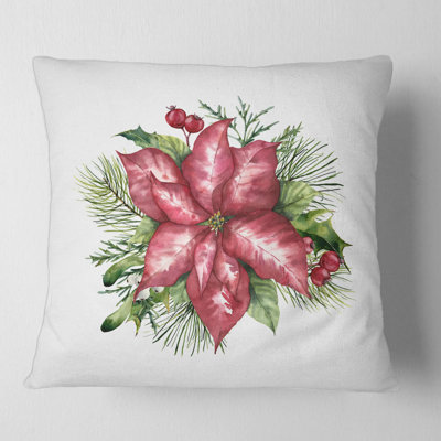 Floral Throw Pillow