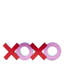Xoxo Acrylic Mirror Block