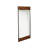 Larai Wood/Metal Rectangle Floor Mirror