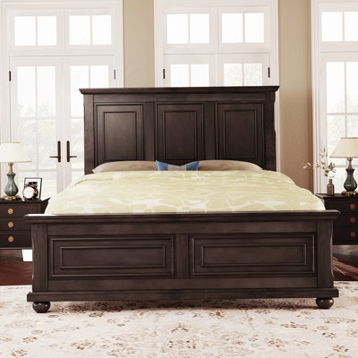 Traditional Style Wooden Bed Frame