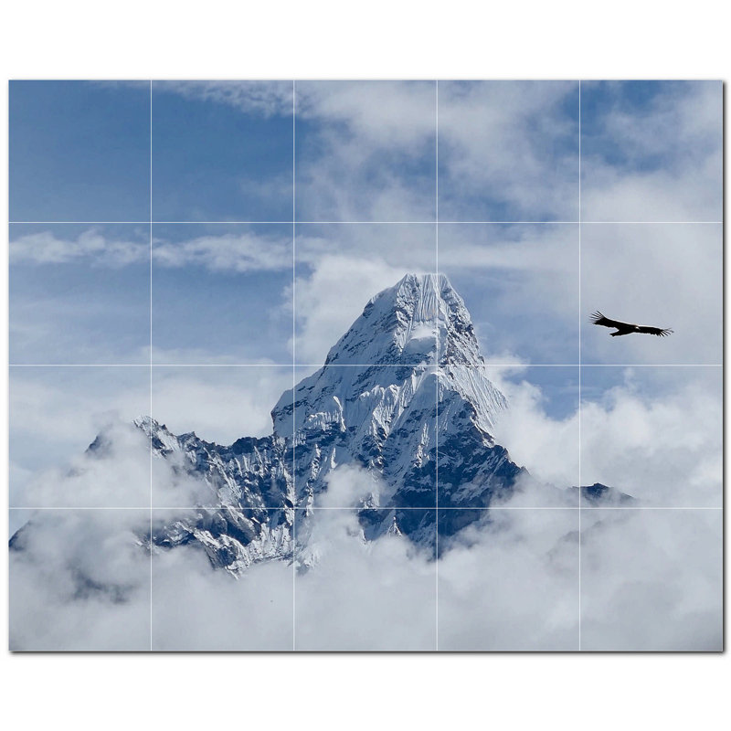 Photo de montagnes 4,25 x 4,25