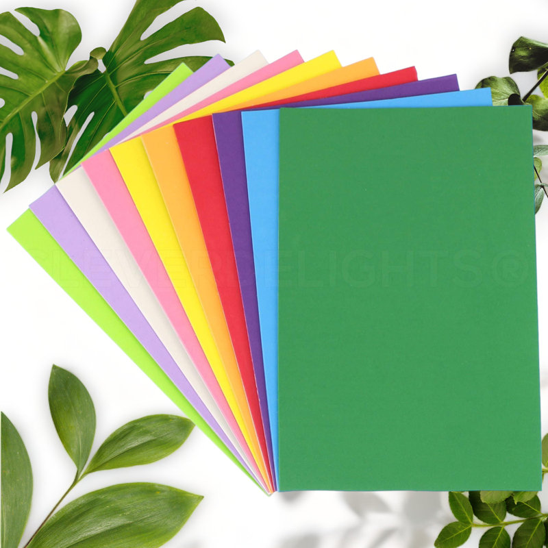 Assorted Colors Foam Sheets Pack