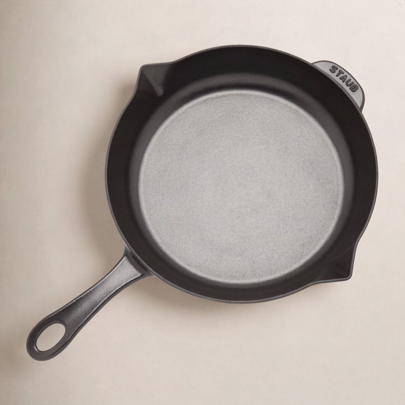 Staub Cast Iron 10-inch Fry Pan, Black Matte, 10"