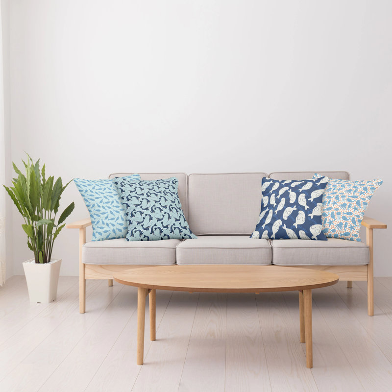 Ensemble de housse de coussin 4 pièces, 24" X 24"