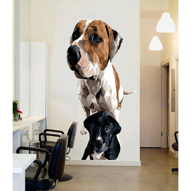 Animals Wall Decal, 46" H x 64" W