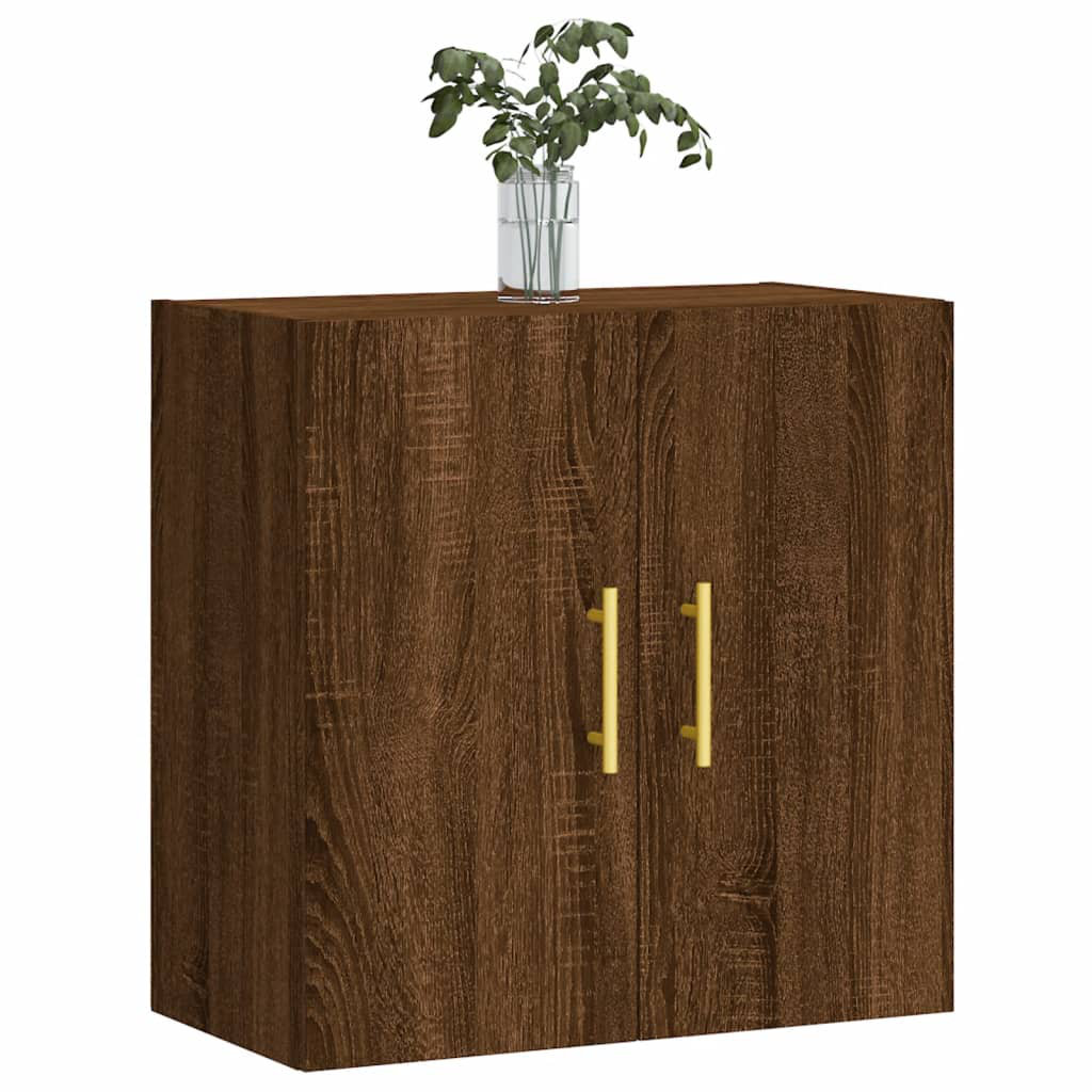 Wandmontierter Badschrank Broumy aus Massivholz