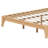 Bamboo Wood Platform Bed Frame-385186151