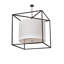 Luminaire suspendu carré 6 lumières Kitzi Cilindro
