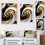 Abstrait spirale abstraite liquide or noir et double spirale abstraite-1748219084-1748219074