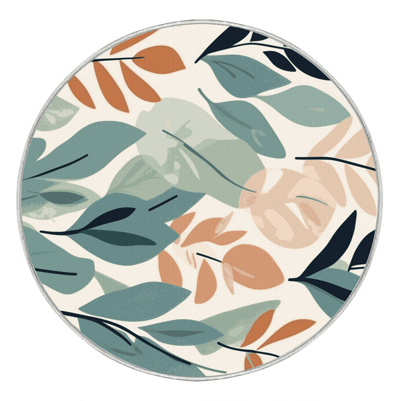 Sage Embrace Rug, Round 6'