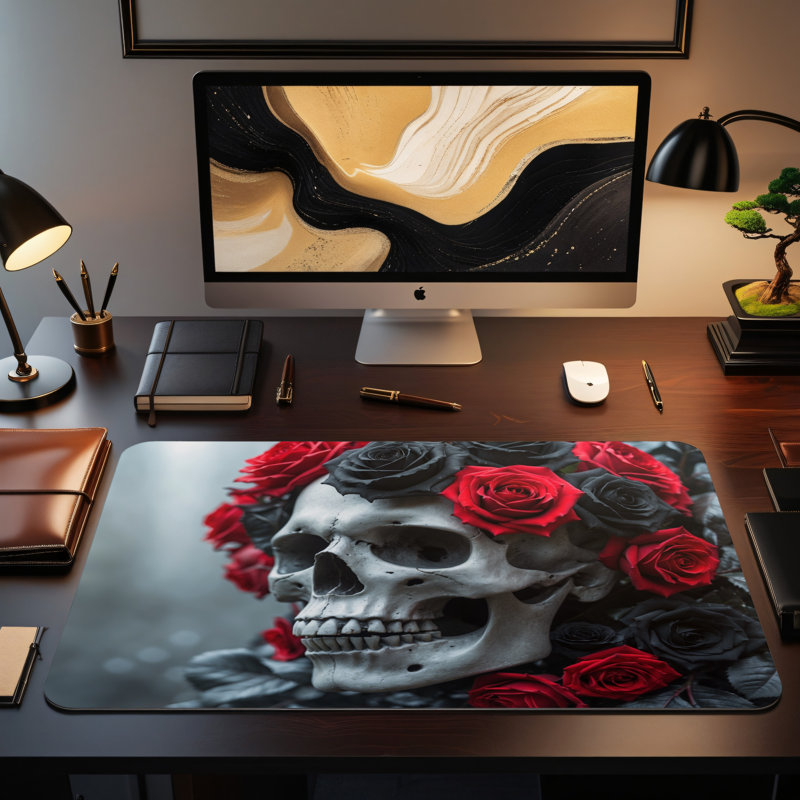 Polyester Desk Pad, 14.4x12.1