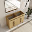 Base de meuble-lavabo double 48 po seulement, base sans comptoir
