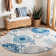 Kellems Indoor/Outdoor Grey/Royal Blue Rug