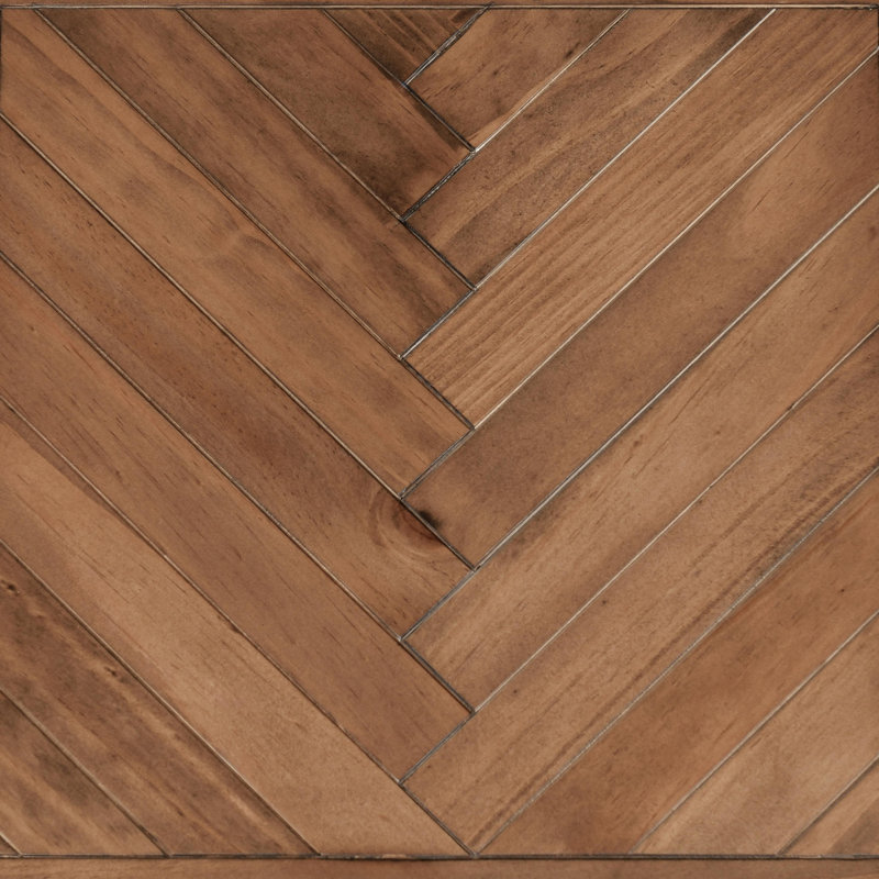 Solid wood frame end table Lenes