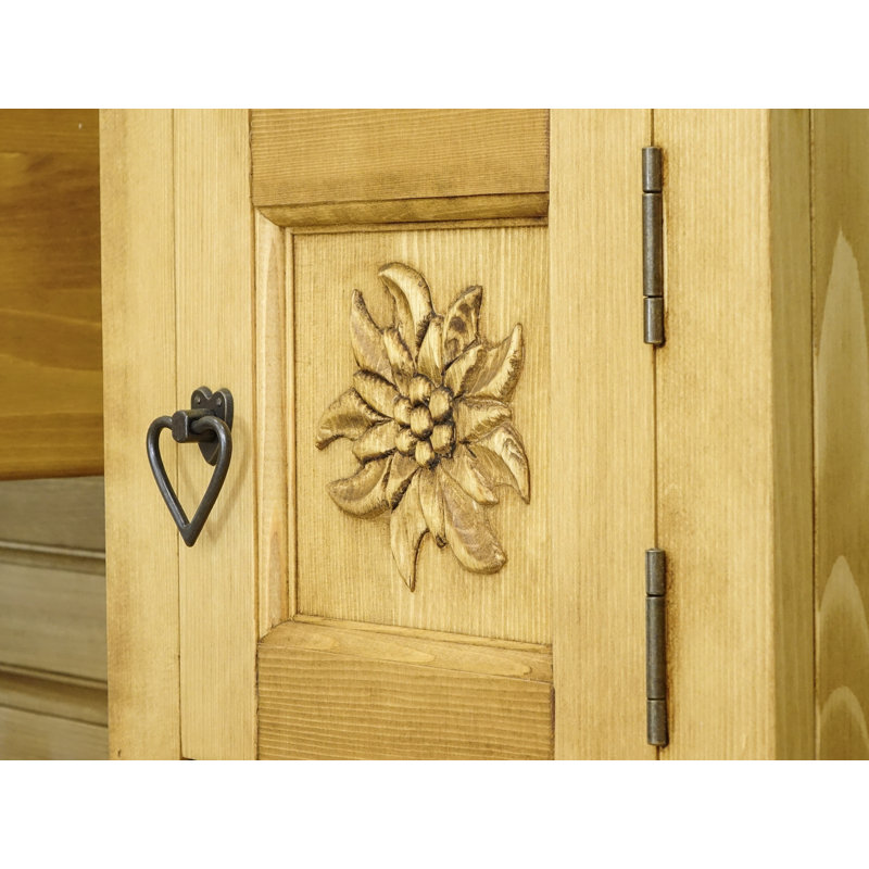 Orona 42cm W Solid Wood Bedside Table