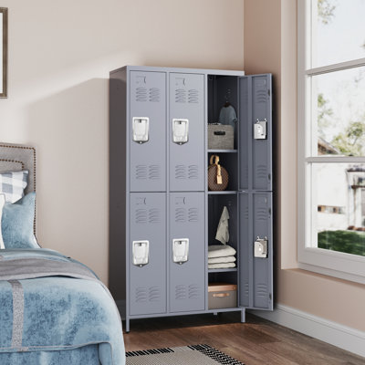 Metal 2 - Tier 90cm School Locker with Handle
