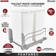 Rev-A-Shelf Double Pull Out Trash Can 50 Qt with Soft-Close