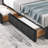 Full Size Upholstered Tufted Storage Daybed With Sturdy Wood Frame And Dual-Function Design For Bedroom Or Living Room Use.-1840217658-1840217659