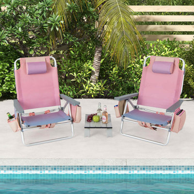 Selphie Folding Beach Chair by Arlmont & Co.