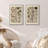 Abstract Botanical "Classic Floral Plant Artwork, Vintage Neutral Kitchen Wall Pictures, Framed Canvas Giclée Print 2 Pieces Wall Art"-91068941-91068935