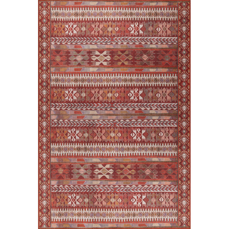 Luxurious Red Carpet, 6.9 x 10.2 ft | 100% Polyester, 54.5 Oz/sq yd | 0.16 in Pile Height, Recycled Poly Cotton Underside | Durable Machine Carpet, Ideal for Living Room & Bedroom Décor, Easy Maintenance