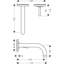 Uno Wall Mounted Standard Bathroom Faucet-20873398