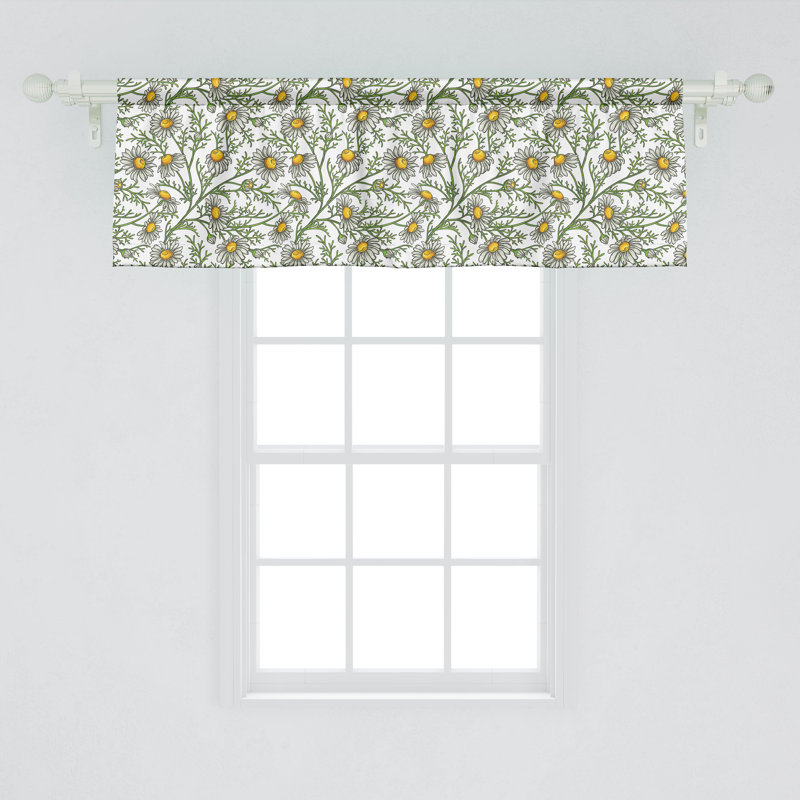 Ensemble de 2 cantonnières Ambesonne Daisy, L 54 po x L 18 po