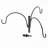 Erva 3 Arm Complete Bird Feeder Pole Set with Squirrel Baffle