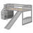 Loft Bed With Stairway And Slide-870995864
