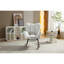 Chaise berçante en tissu Teddy-797682979