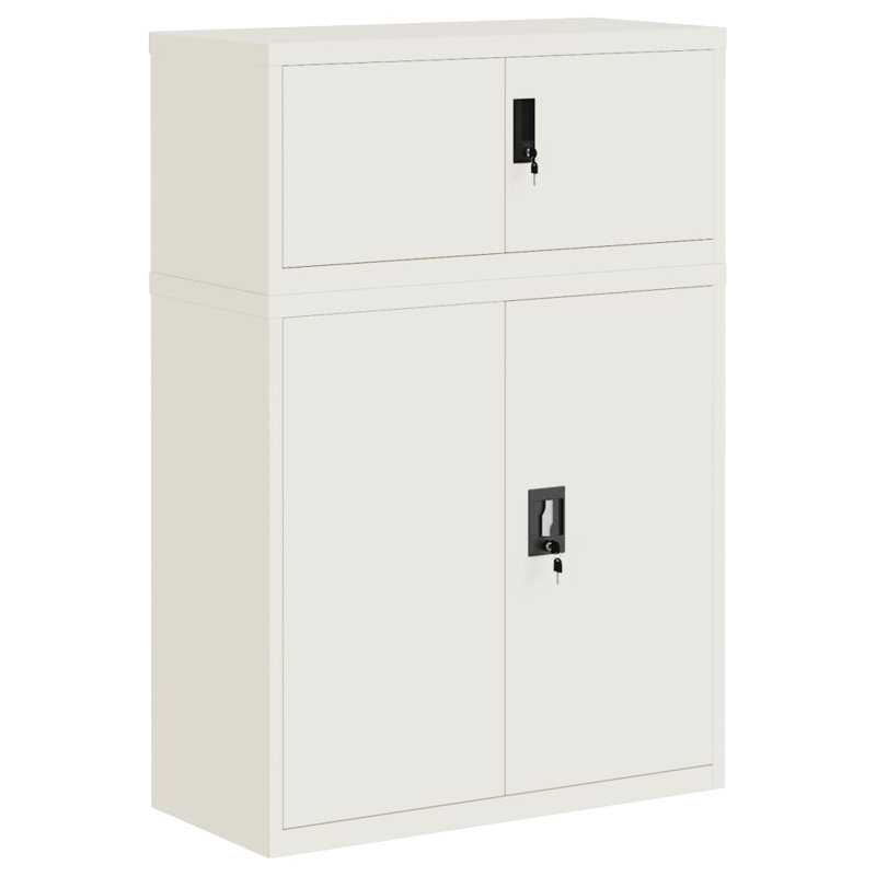 Zenobius Storage Cabinet, White