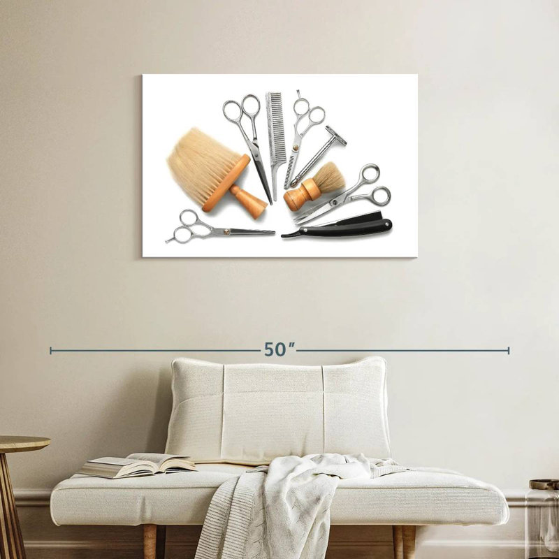 Shuttleworth Barber Set, 24" H x 36" W