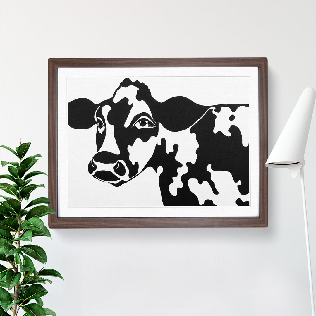 Cow - Framed Print