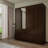 70.9" H 4-Door Freestanding Wardrobe Closet with Hanging Space, Shelves and Drawers for Bedroom Storage-1276882918