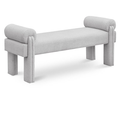Issey Polyester Blend Upholstered Bench