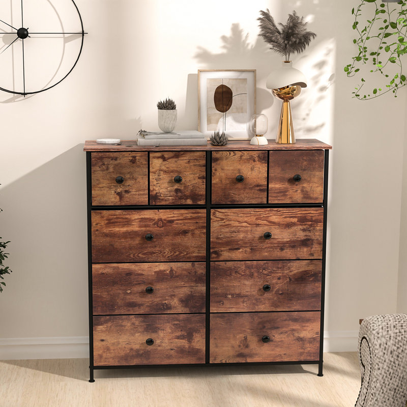 Commode combinée 10 tiroirs l 39,38 po