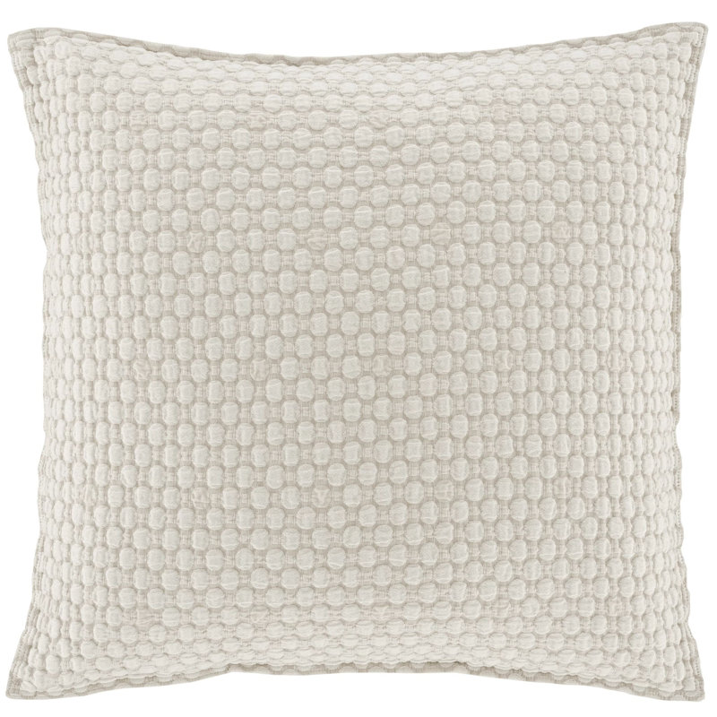 Lodi Matelasse Sham, Euro, Sand