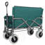 Chariot pliant 3 en 1 avec siège de banc, capacité de 500 lb, roues tout-terrain pour une utilisation extérieure polyvalente-124641993