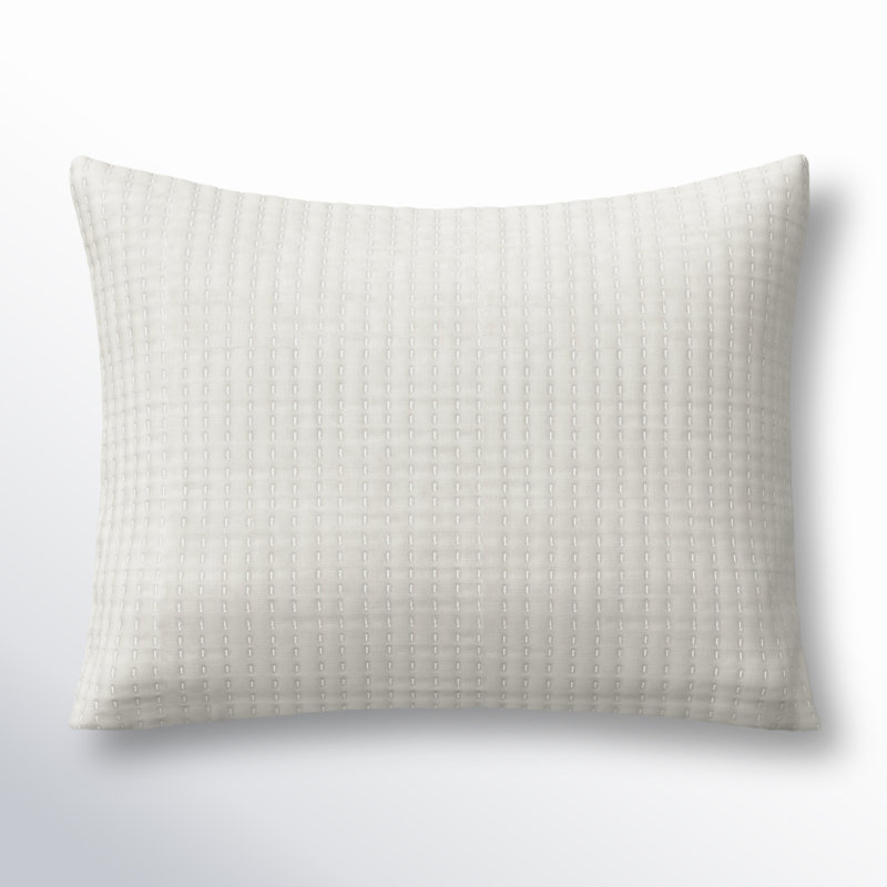 Maybell 100% Cotton Envelope Sham, King, Natural