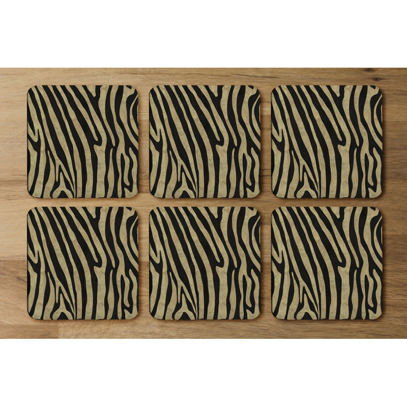 Square 6 Piece Coaster Set