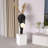 51.97"Luxurious minimalist black decorative piece for the living room
