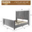 Grand lit plateforme tapissier Tole-886844799-886844770
