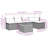 Vidaxl Garden Sofa Set Black