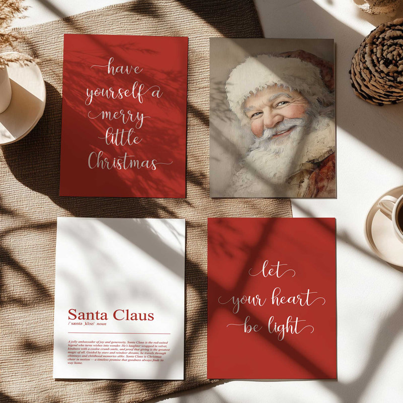 Merry Little Magic, reproduction d'art, H 10 po x l 32 po
